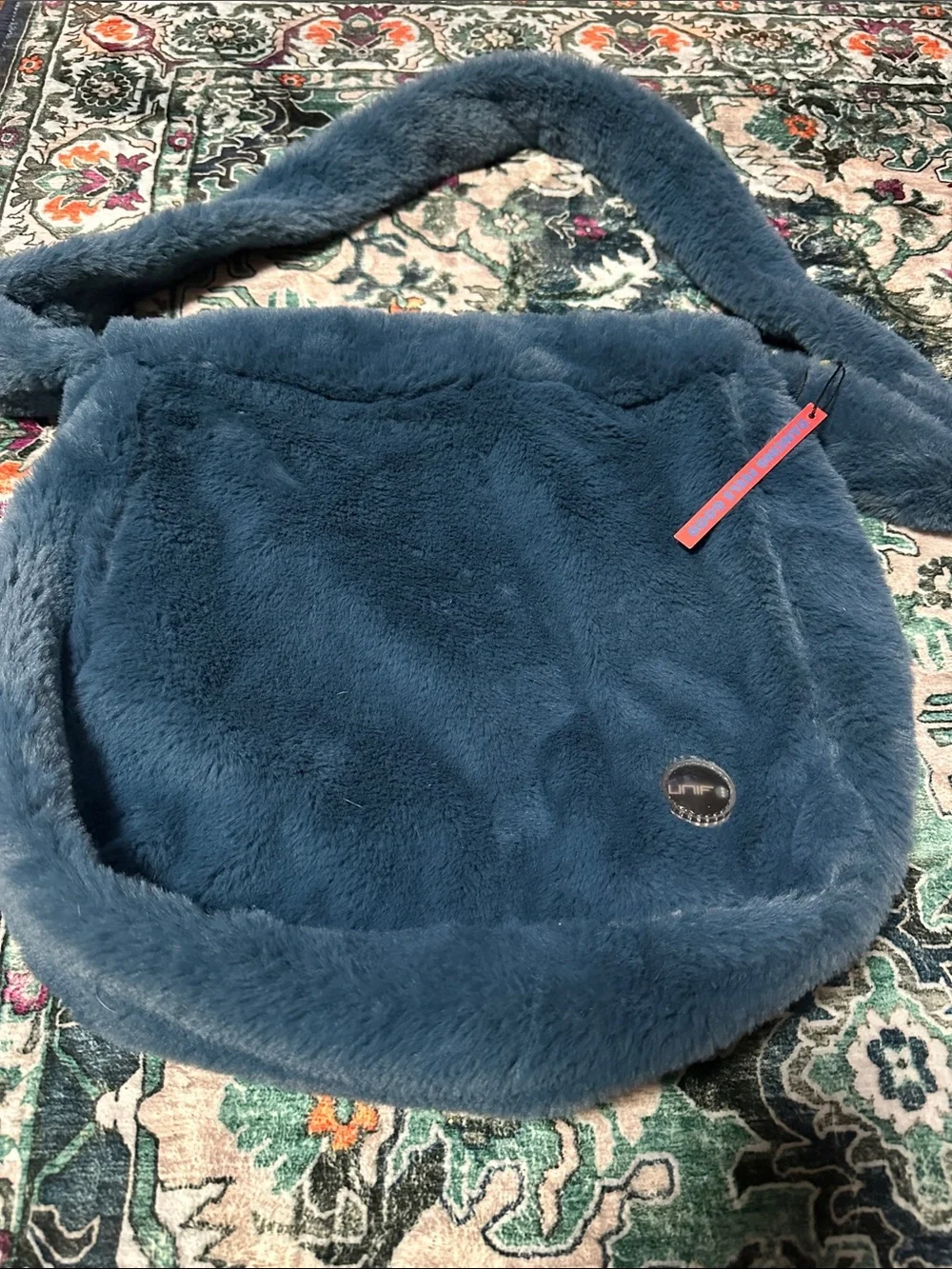 UNIF Faye Bag - Blue Fuzzy